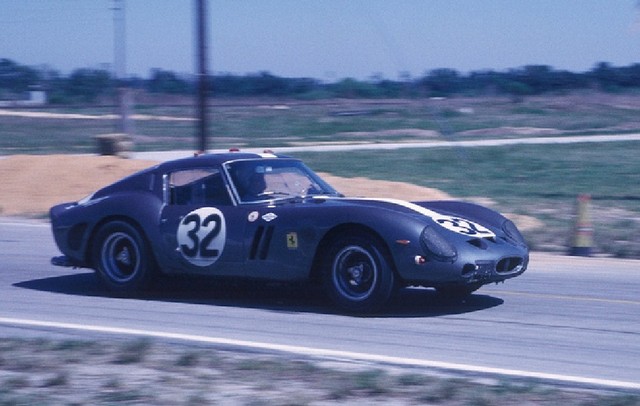 Dave MacDonald and Fireball Roberts co-drive the Shelby Cobra Roadster at the 12 HRS Sebring in 1963